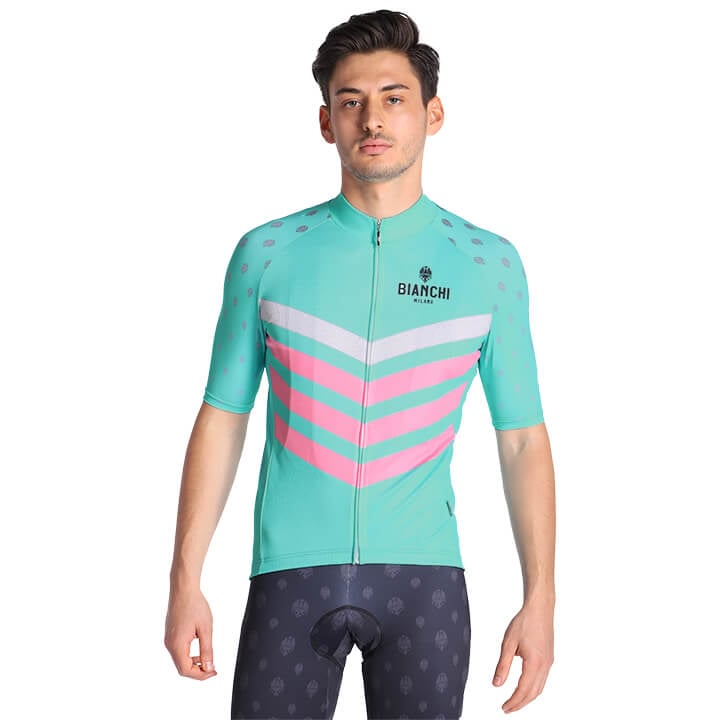 BIANCHI MILANO Nicandro Short Sleeve Jersey Short Sleeve Jersey, for men, size M, Cycling jersey, Cycling clothing