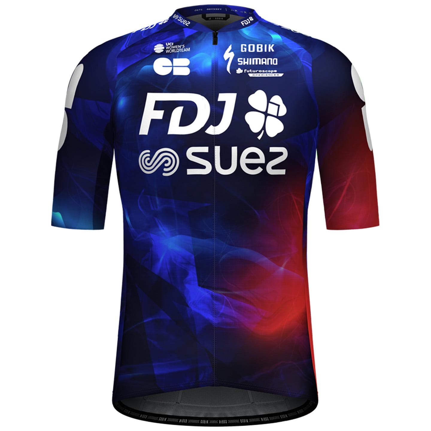 FDJ-SUEZ damestrui 2025 damesfietsshirt, Maat M