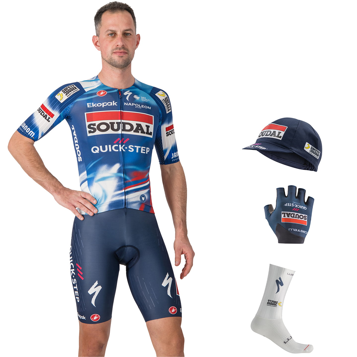 SOUDAL QUICK-STEP Aero Race 2025 Maxi-Set (5 stukken) maxiset (5 artikelen),