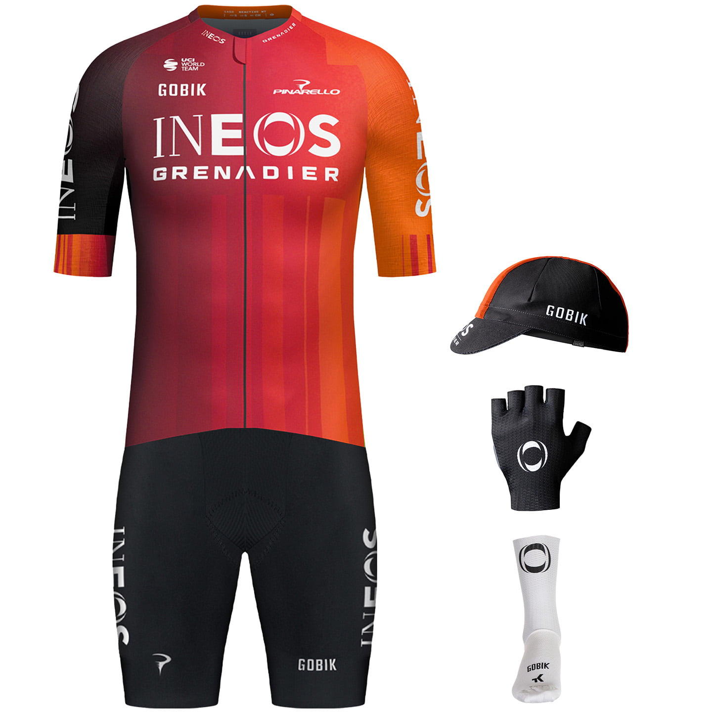 INEOS GRENADIERS Race 2025 Maxi-Set (5 stukken) maxiset (5 artikelen), voor