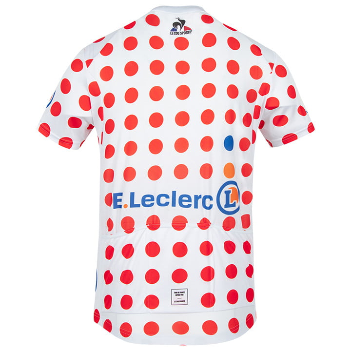 TOUR DE FRANCE Bolletjestrui 2021 wit rood TOUR DE FRANCE Bolletjestrui 2021 wit rood