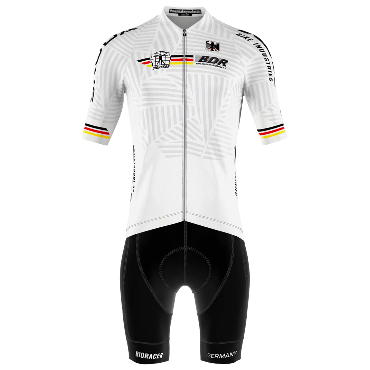 GERMAN NATIONAL TEAM Icon 2024 Set (cycling jersey + cycling shorts) Set (2 pieces), for men, Cycling clothing