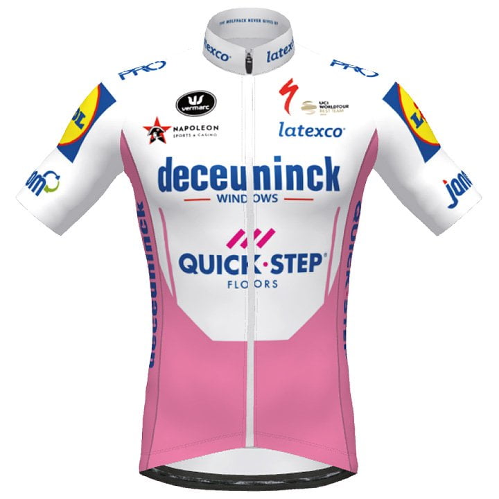 DECEUNINCK-QUICK STEP 2020 Giro d' Italia fietsshirt met korte mouwen, voor here