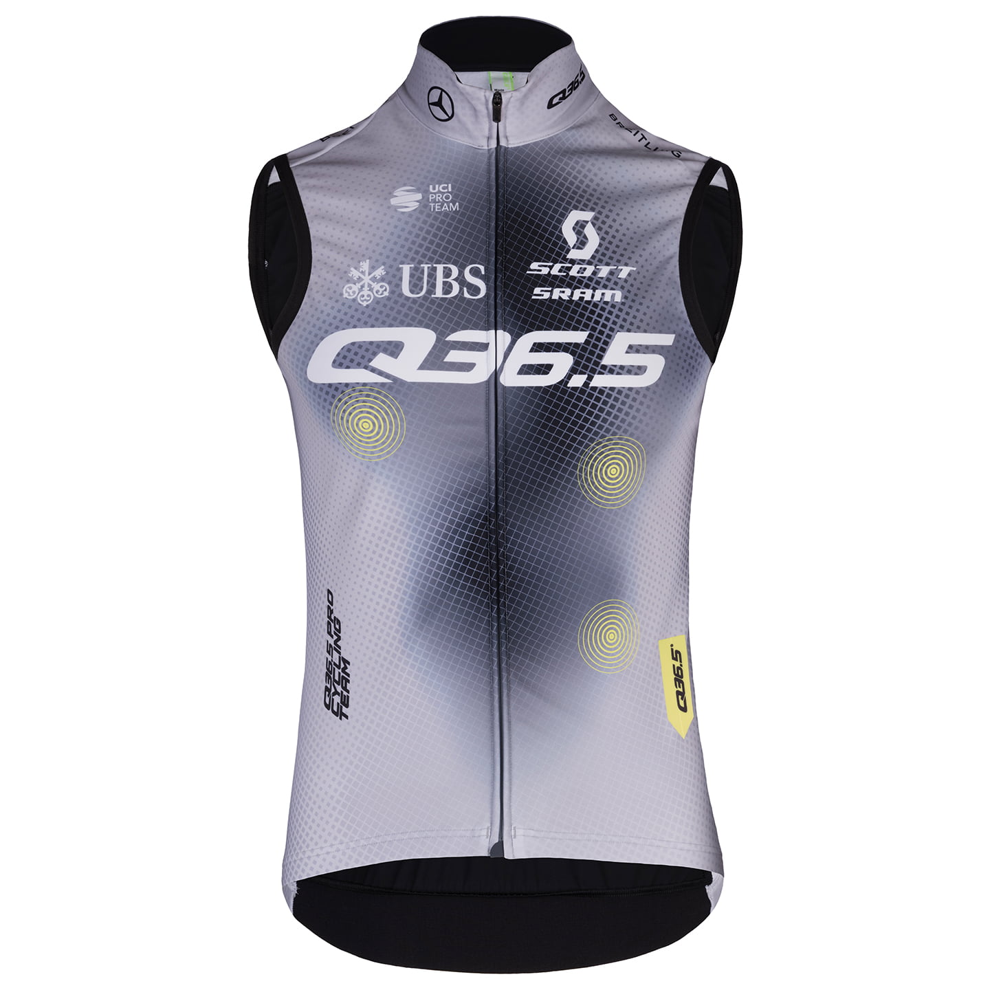 Q36.5 PRO CYCLING TEAM Wind vest hybrid 2023 Wind Vest, for men, size L, Cycling vest, Cycle gear