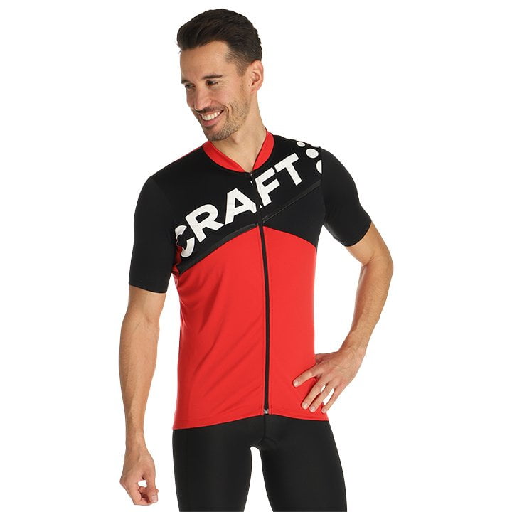 CRAFT Shirt Endurance Logo fietsshirt met korte mouwen, voor heren, Maat M, Fiet