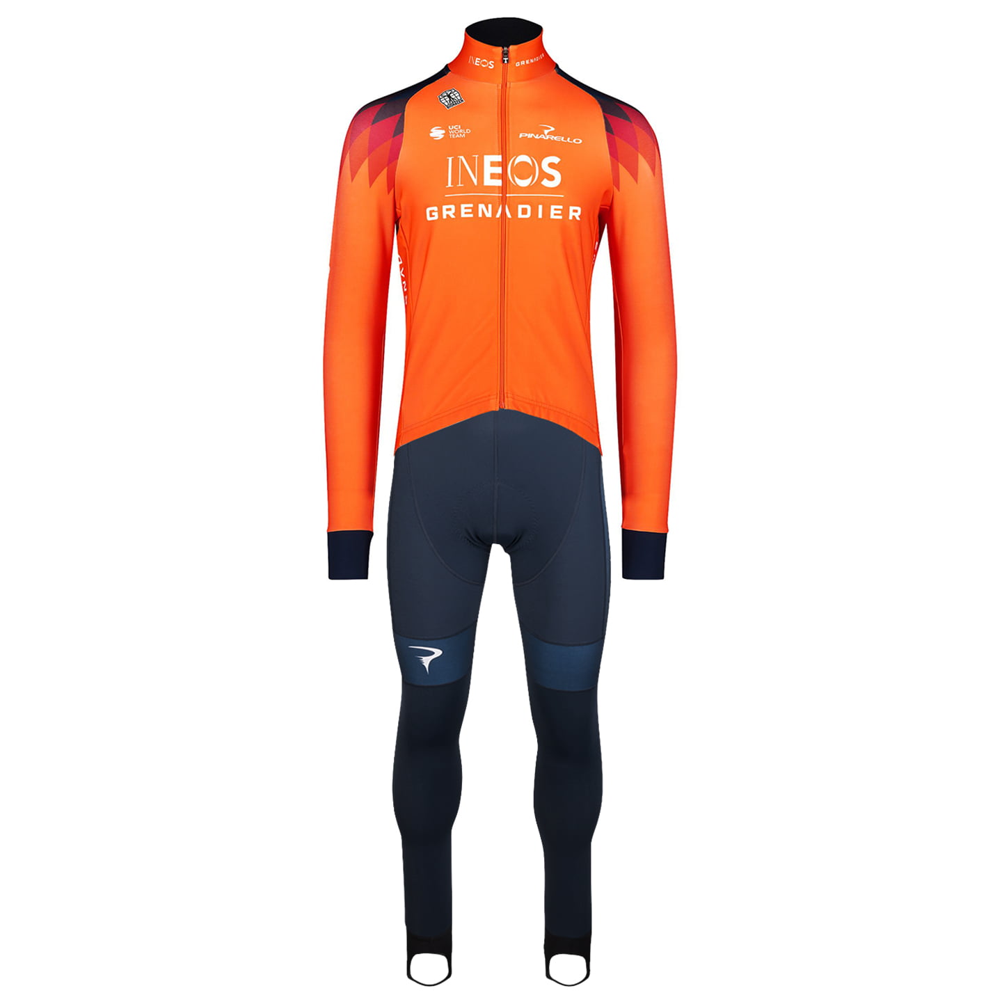 INEOS Grenadiers Icon Tempest Training 2023 Set (winter jacket + cycling tights) Set (2 pieces), for men