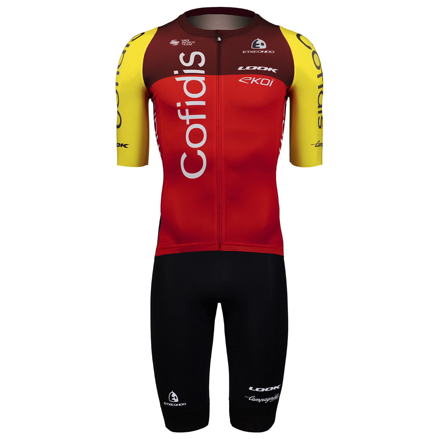 COFIDIS 2025 Set (fietsshirt + fietsbroek) set (2 artikelen), voor heren,
