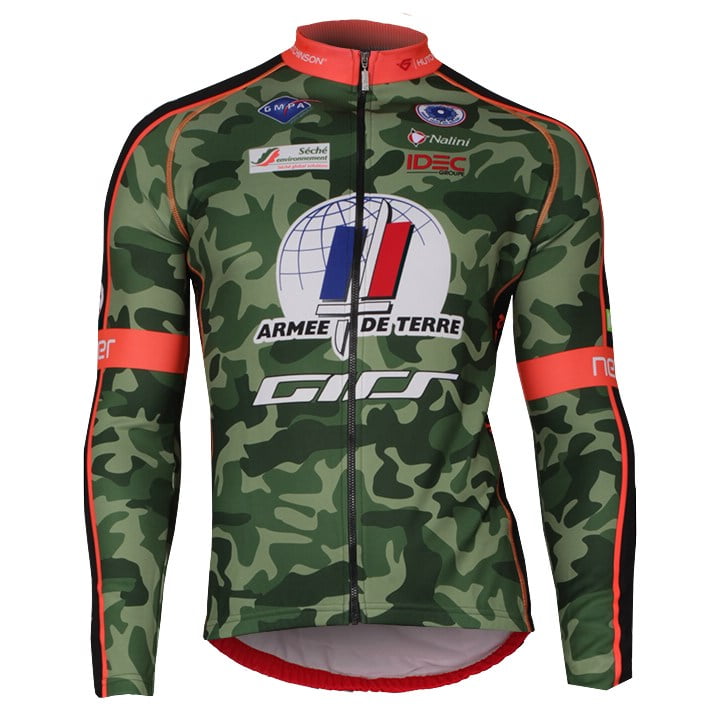 ARMEE DE TERRE Long Sleeve Jersey, for men, size L, Cycling shirt, Cycle clothing
