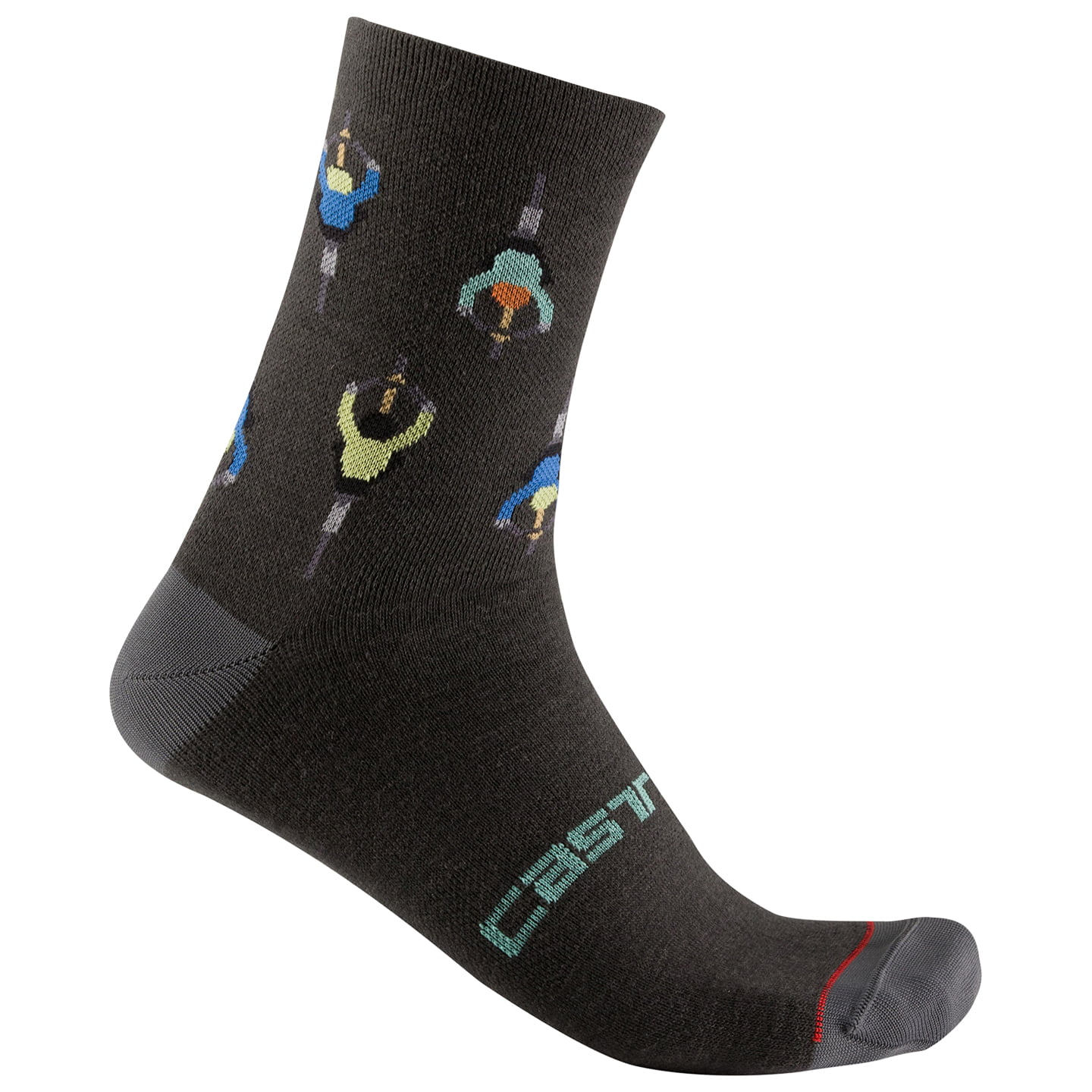 CASTELLI winter cycling socks Aperitivo Winter Socks, for men, size 2XL, MTB socks, Cycling clothing