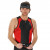 triathlontop Perform, zwart-rood