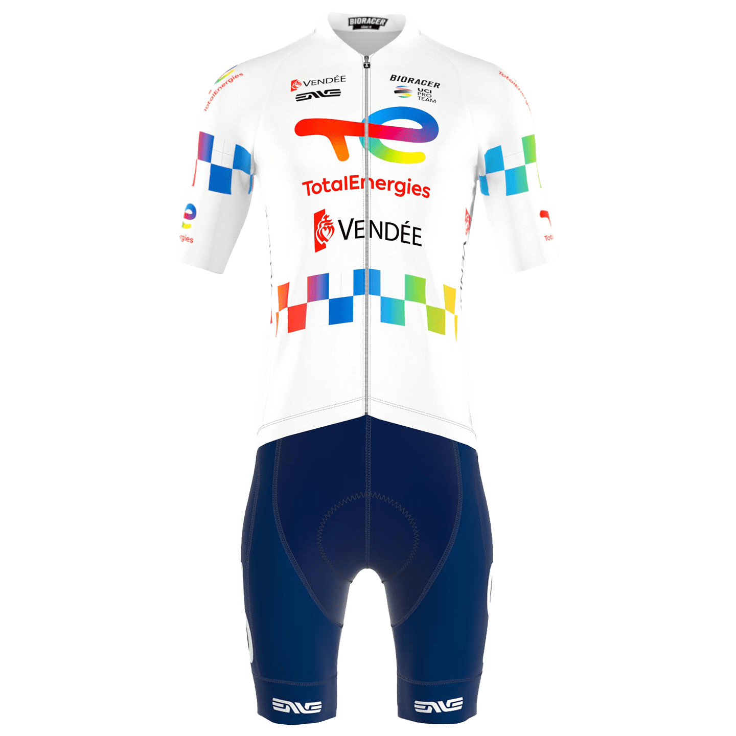 TEAM TOTALENERGIES Tour de France Set (fietsshirt + fietsbroek) set (2