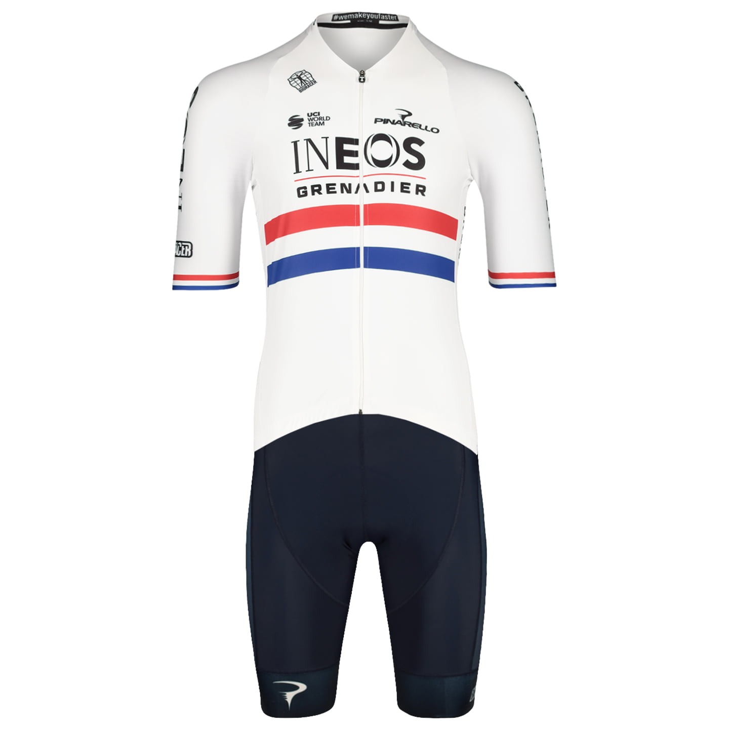 INEOS Grenadiers British Champion Icon 2022 Set (cycling jersey + cycling shorts) Set (2 pieces), for men, Cycling clothing