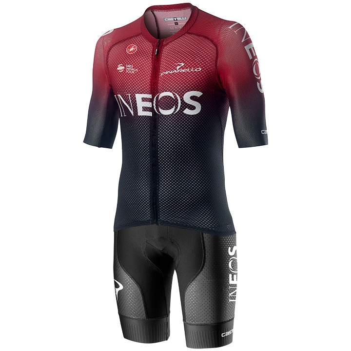 TEAM INEOS Climber's 2020 Set (fietsshirt + fietsbroek), voor heren, Fietskledin