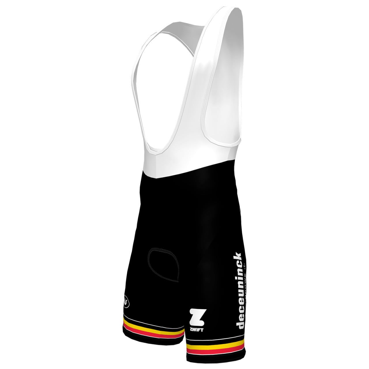 FENIX-DECEUNINCK Krótkie spodnie na szelkach Mistrz Belgijski 2023