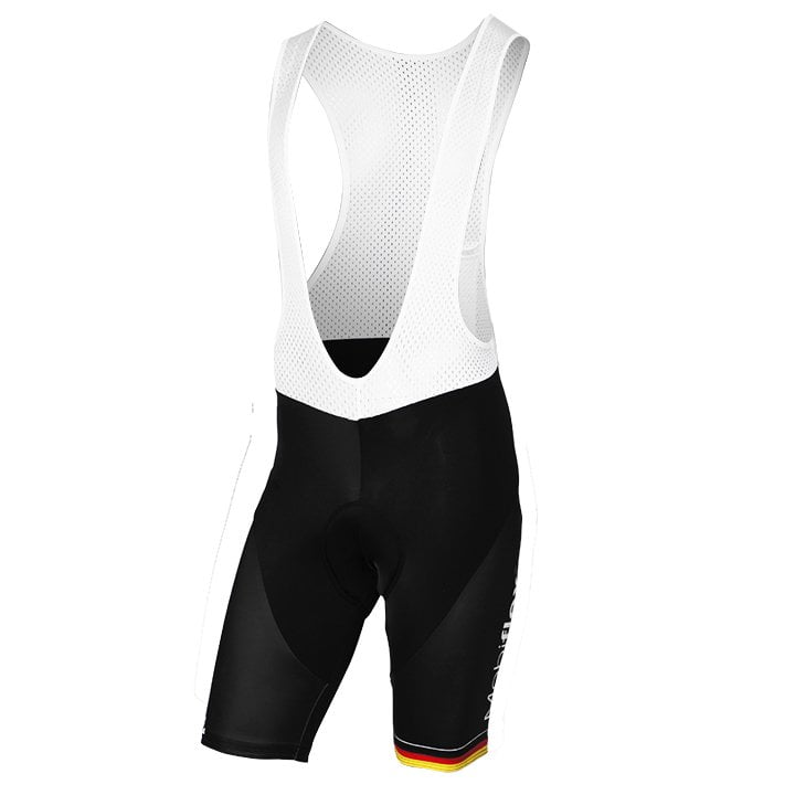 LOTTO SOUDAL German Champion 2016-2017 Bib Shorts, for men, size 2XL, Cycle trousers, Cycle gear