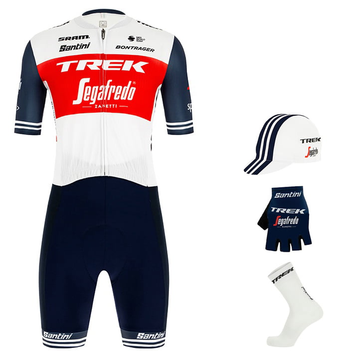 TREK-SEGAFREDO 2020 Maxi-Set (4 stukken), voor heren, Fietskleding
