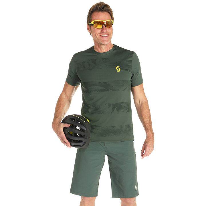 SCOTT Trail Flow Set (fietsshirt + fietsbroek) set (2 artikelen), voor heren