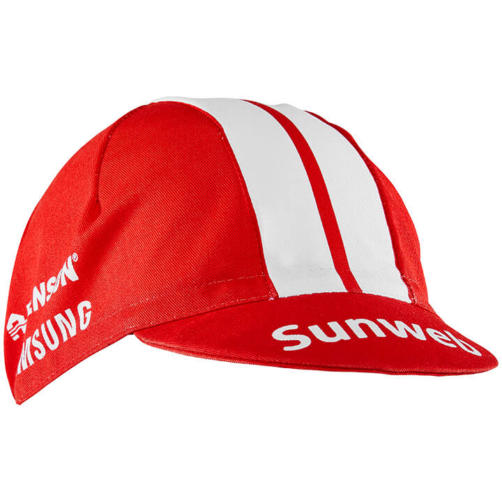 TEAM SUNWEB 2019 fietsmuts, voor heren, Kepie, Wielrenkleding