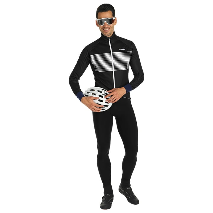 SANTINI Colore Set (winter fietsjack + lange koersbroek) set (2 artikelen), voor