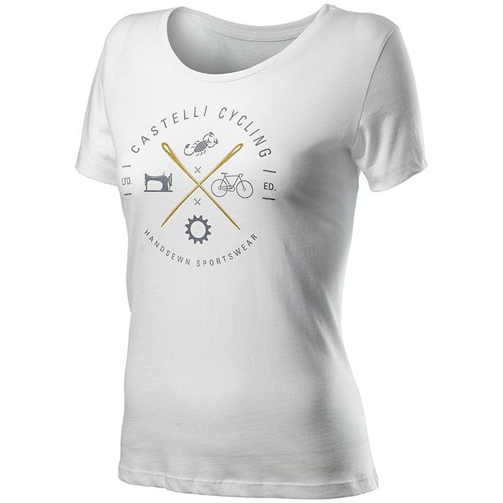 CASTELLI Dames-T-shirt Sarta, Maat S, MTB shirt, Mountainbike kleding