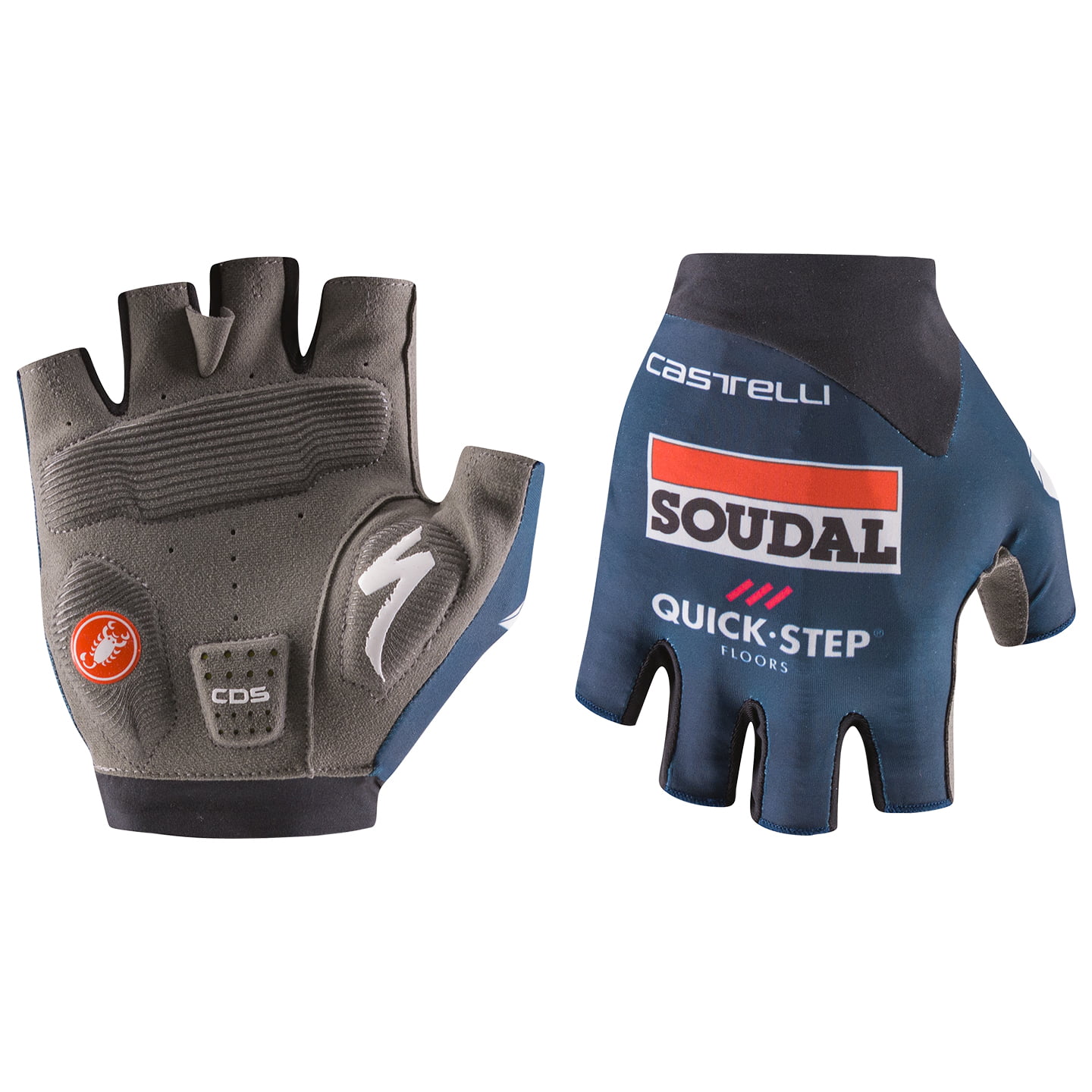 SOUDAL QUICK-STEP 2023 Cycling Gloves, for men, size L, Cycling gloves, Bike gear
