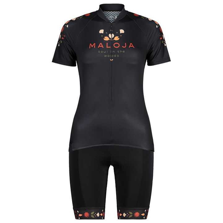 MALOJA RubinieM. Dames set (fietsshirt + fietsbroek) dames set (2 artikelen), Fi