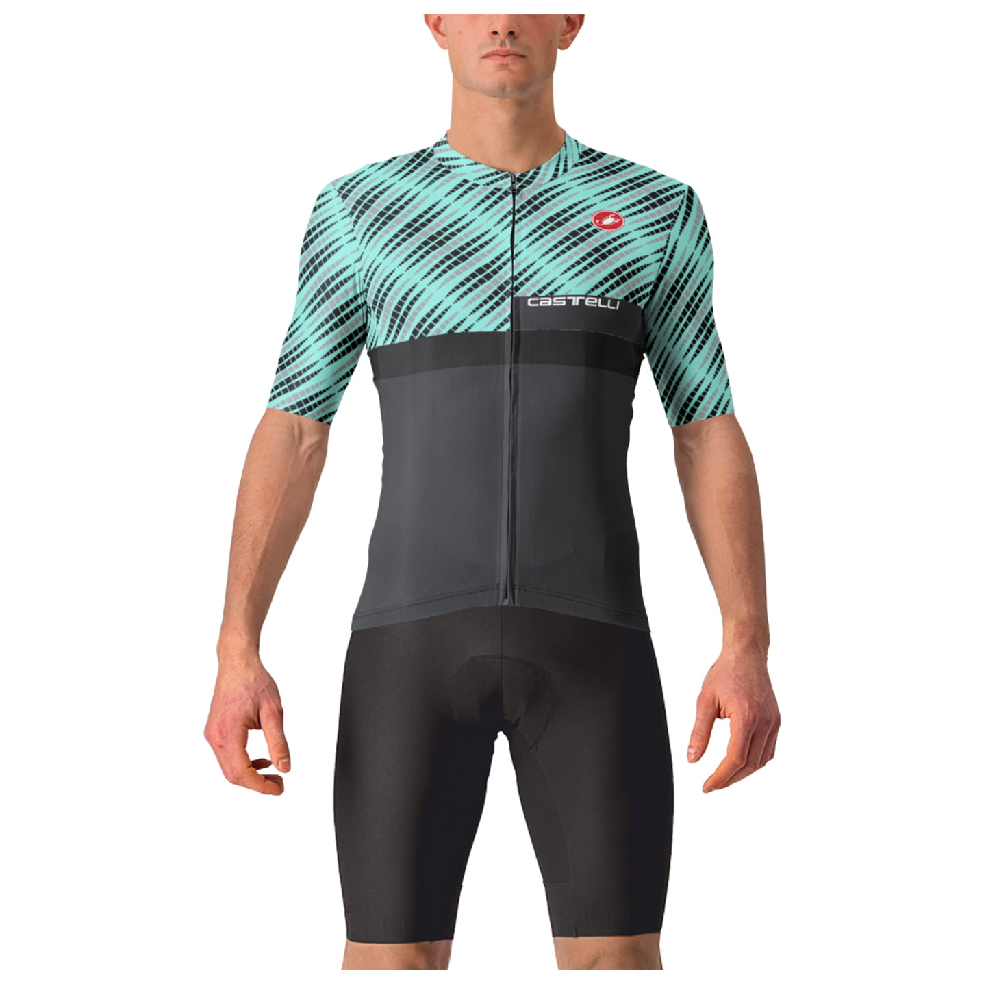 CASTELLI Vento Set (fietsshirt + fietsbroek) set (2 artikelen), voor heren