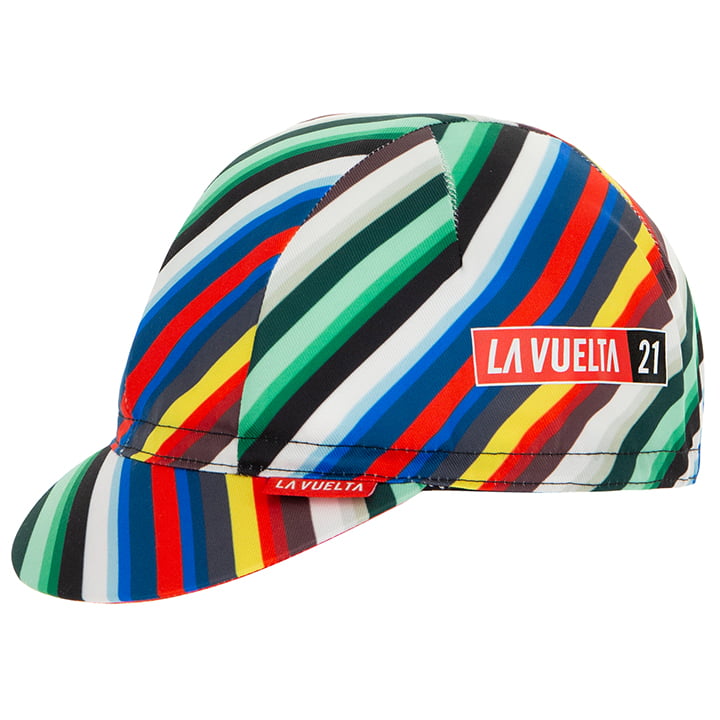 LA VUELTA Pet 2021 fietsmuts, voor heren, Kepie, Wielrenkleding