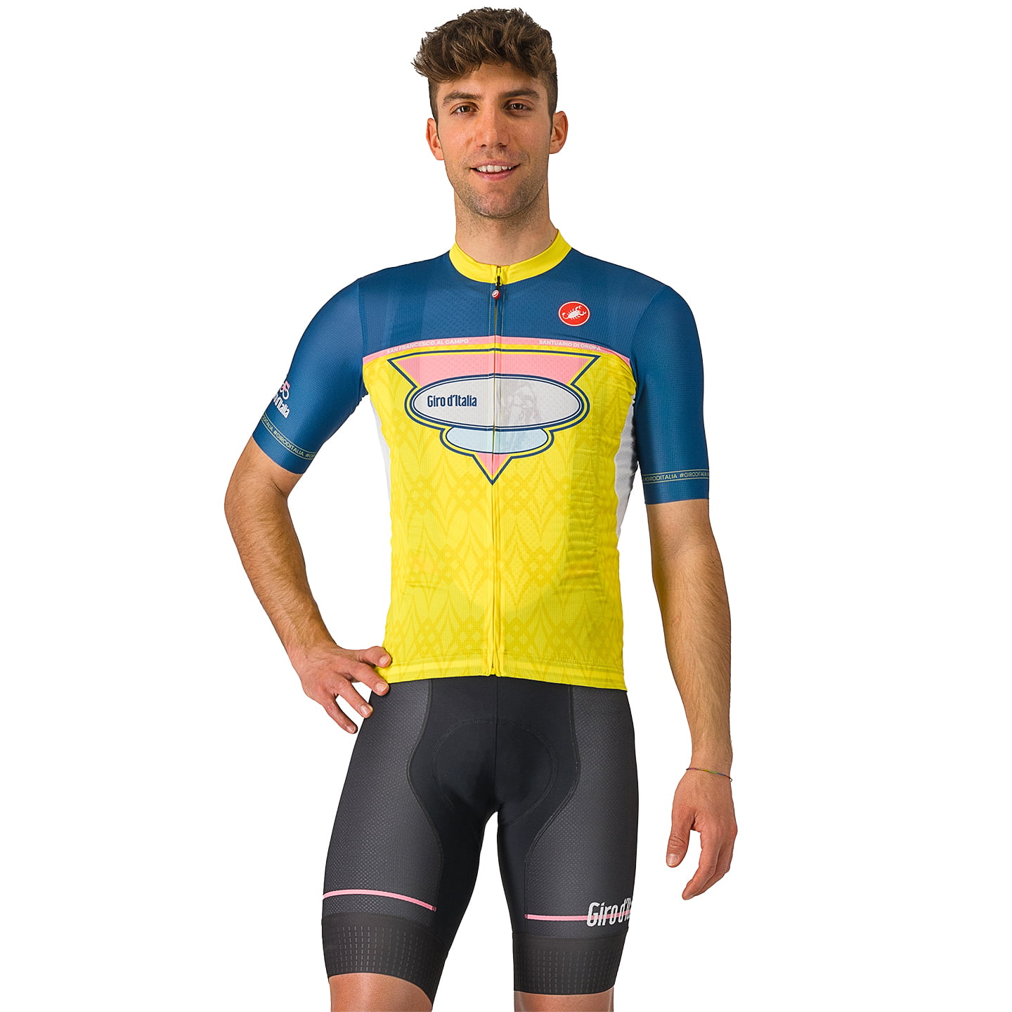 GIRO D'ITALIA Oropa 2024 Set (fietsshirt + fietsbroek) set (2 artikelen), voor