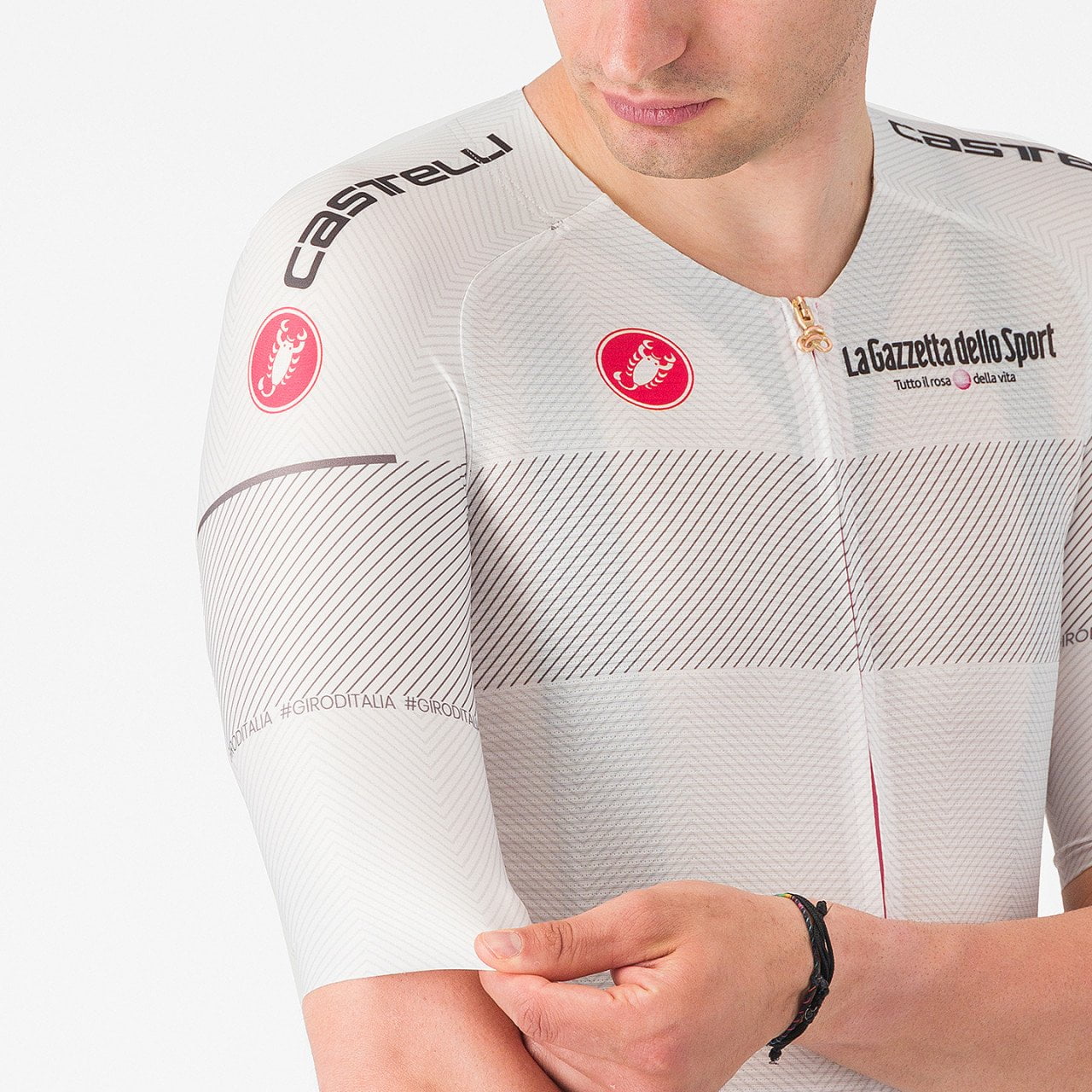 Maillot mangas cortas Race GIRO D'ITALIA Maglia Bianca 2024