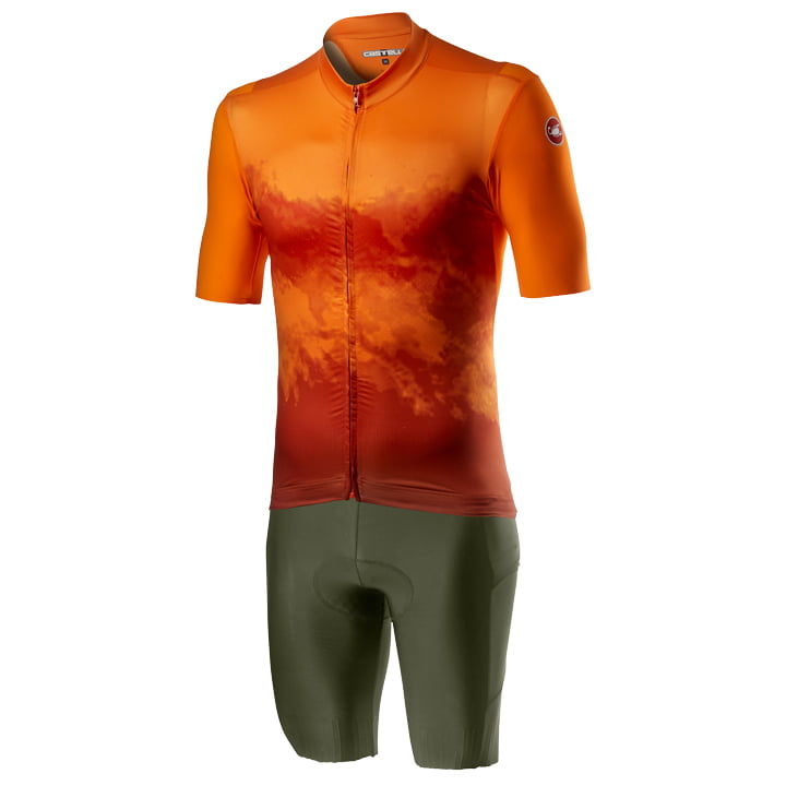 CASTELLI Polvere Set (fietsshirt + fietsbroek) set (2 artikelen), voor heren