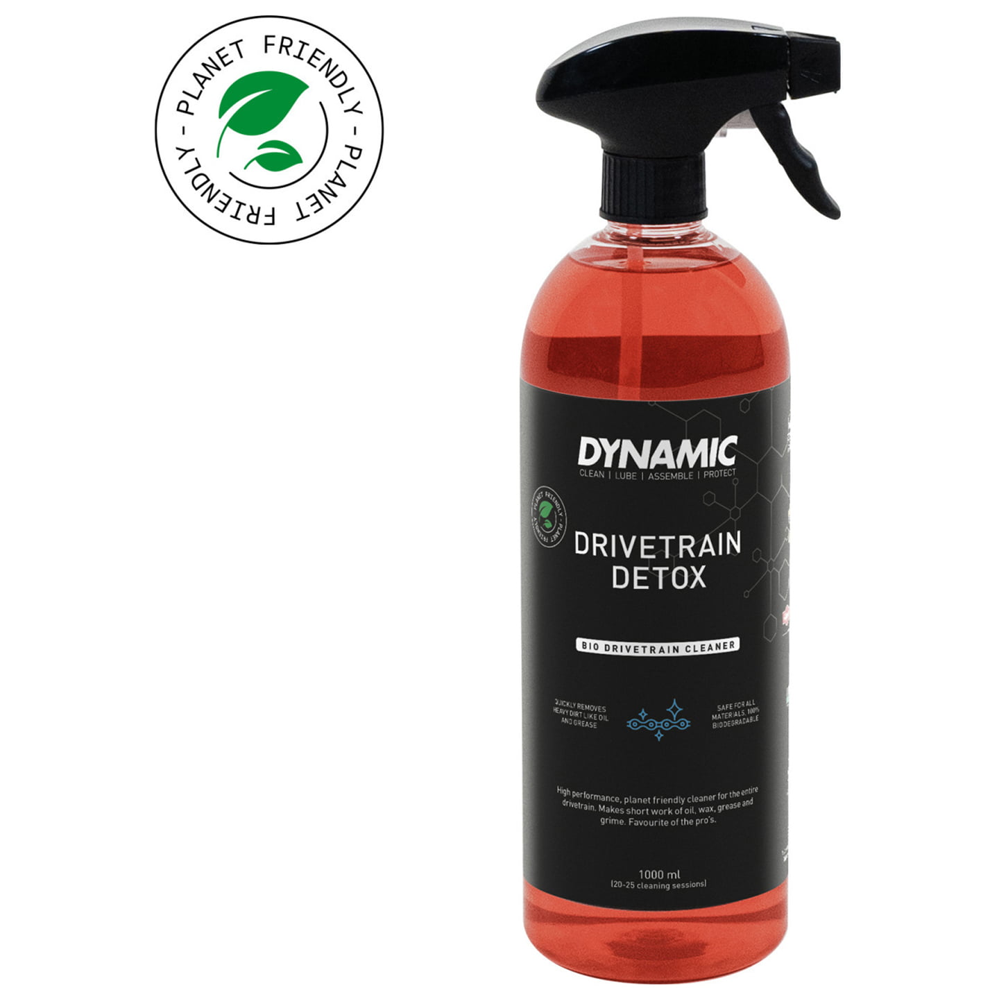 DYNAMIC Aandrijvingsreiniger Bio Aandrijflijn Detox 100 ml, Fietsaccessoires