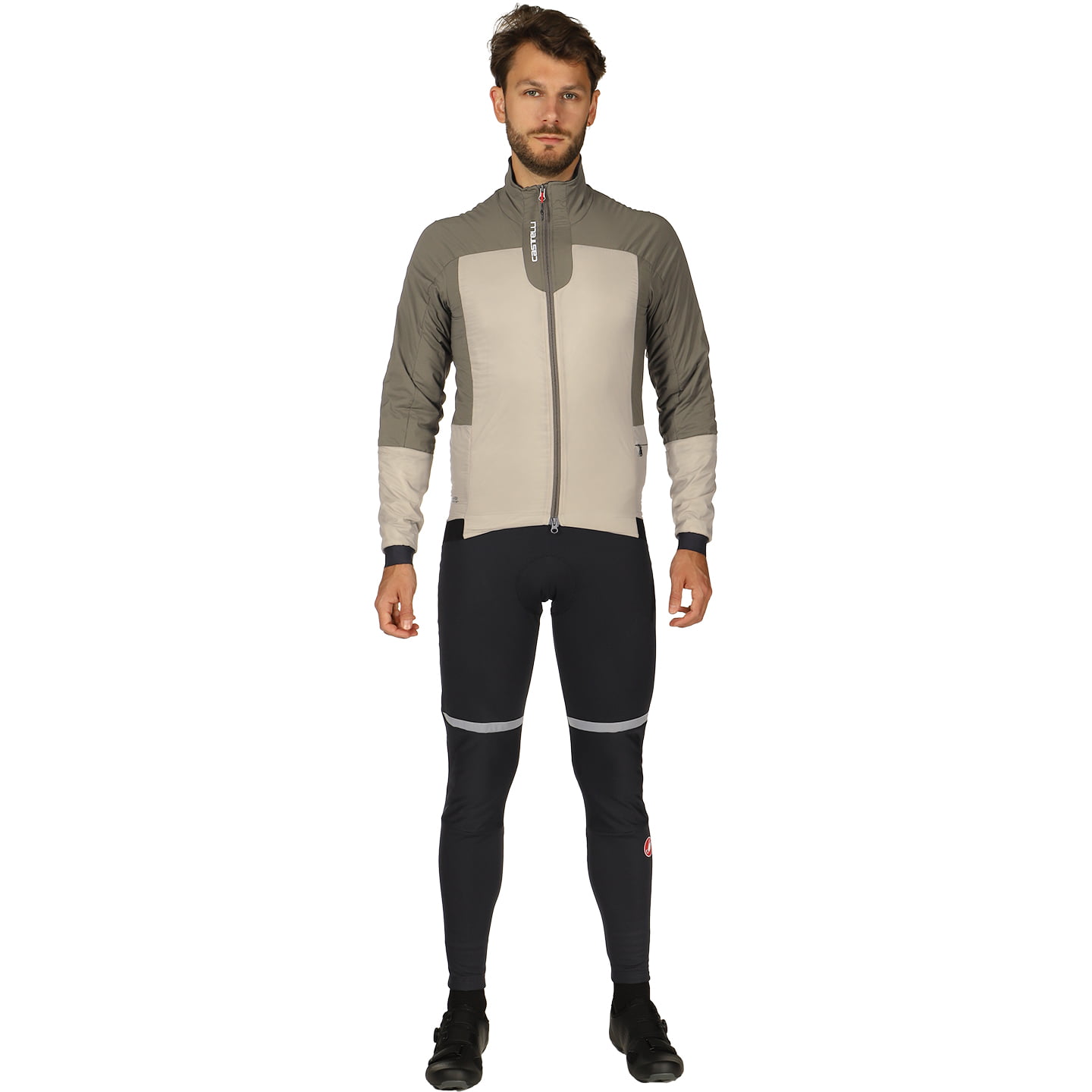 CASTELLI Fly Thermal Set (winter fietsjack + lange koersbroek) set (2