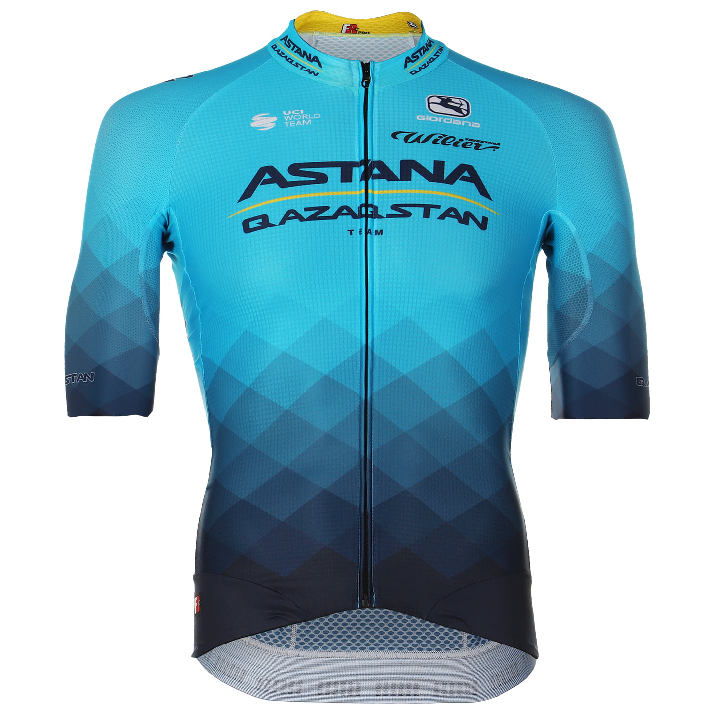 ASTANA QAZAQSTAN TEAM FRC PRO 2023 Short Sleeve Jersey, for men, size 2XL, Cycle shirt, Bike gear
