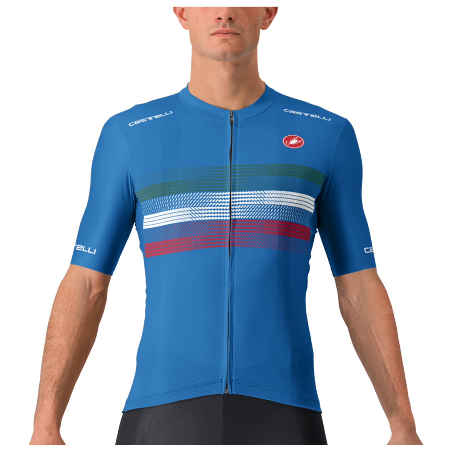 CASTELLI trui korte mouw Country Collection Italië fietsshirt met korte mouwen,