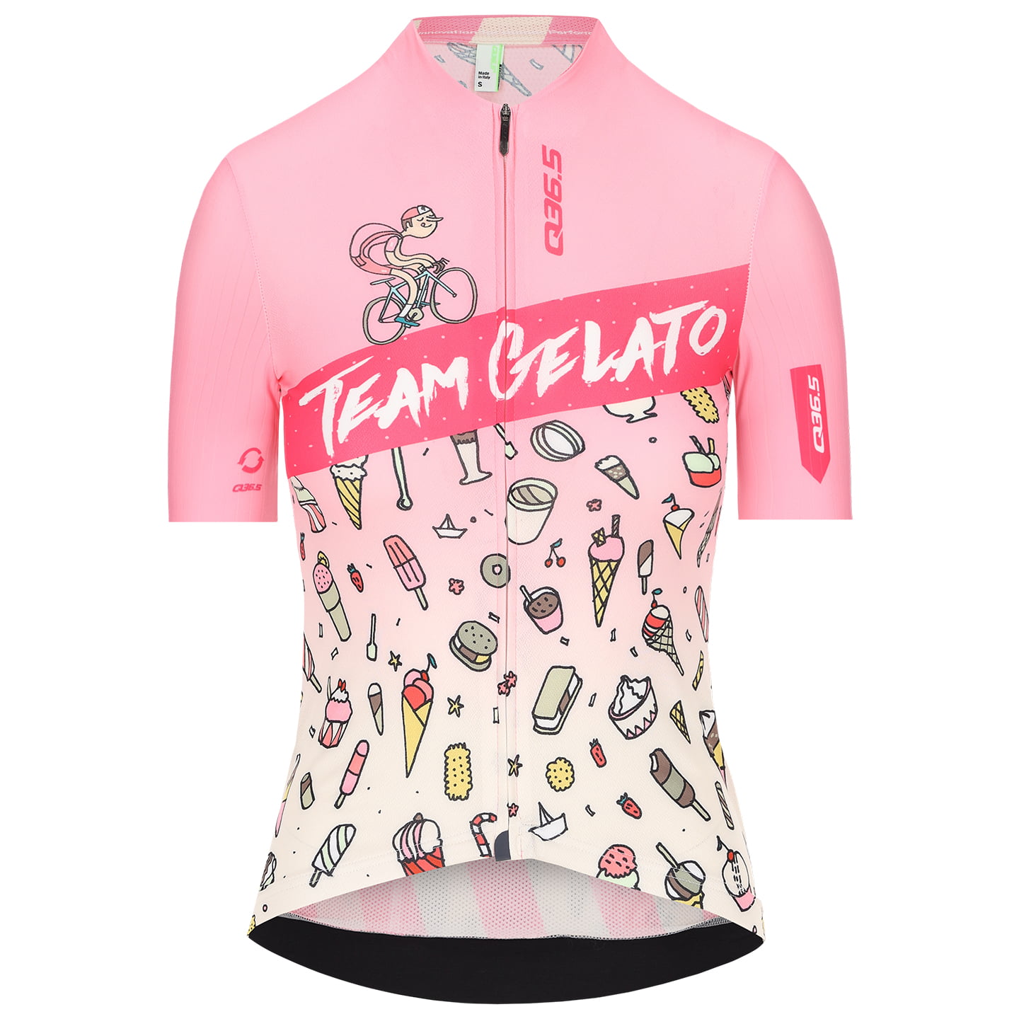 Q36.5 Damesfietsshirt Gregarius Pro Team Gelato damesfietsshirt, Maat L,