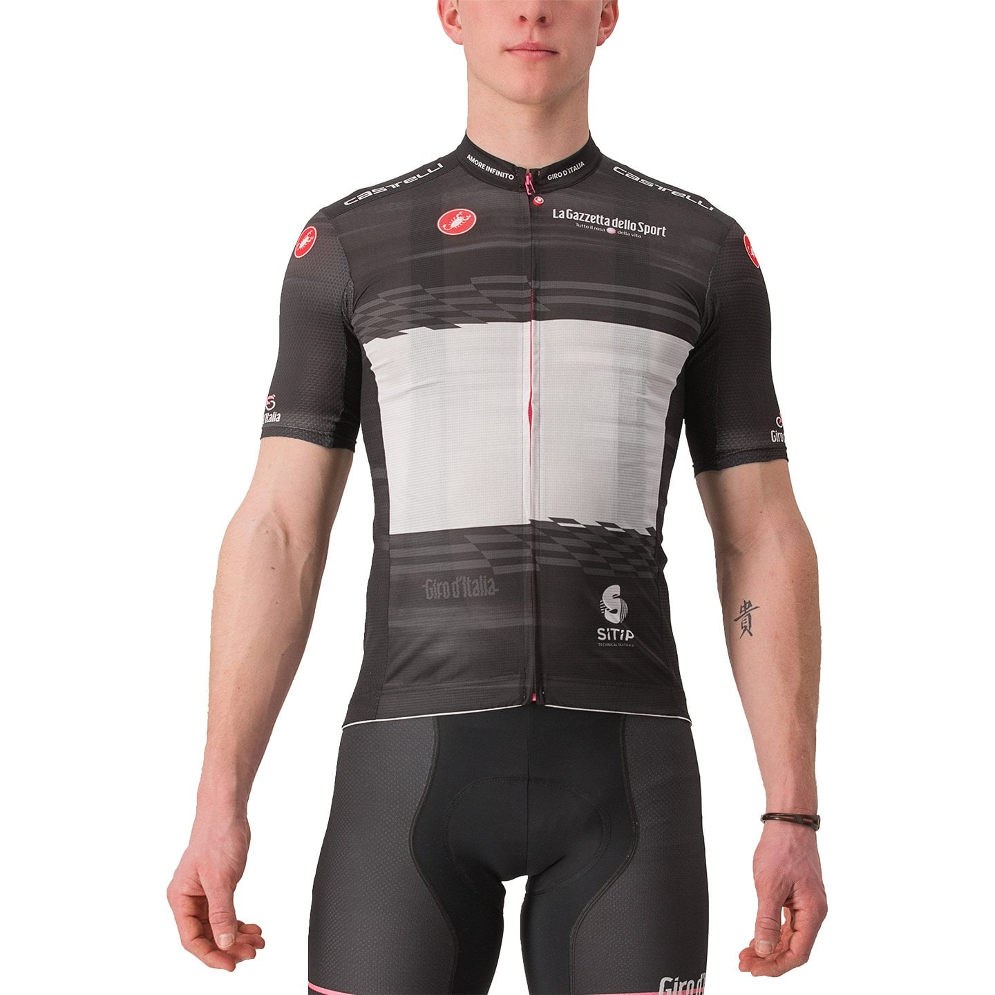 GIRO D’ITALIA Maglia Nera 2023 Short Sleeve Jersey, for men, size 2XL, Cycle shirt, Bike gear