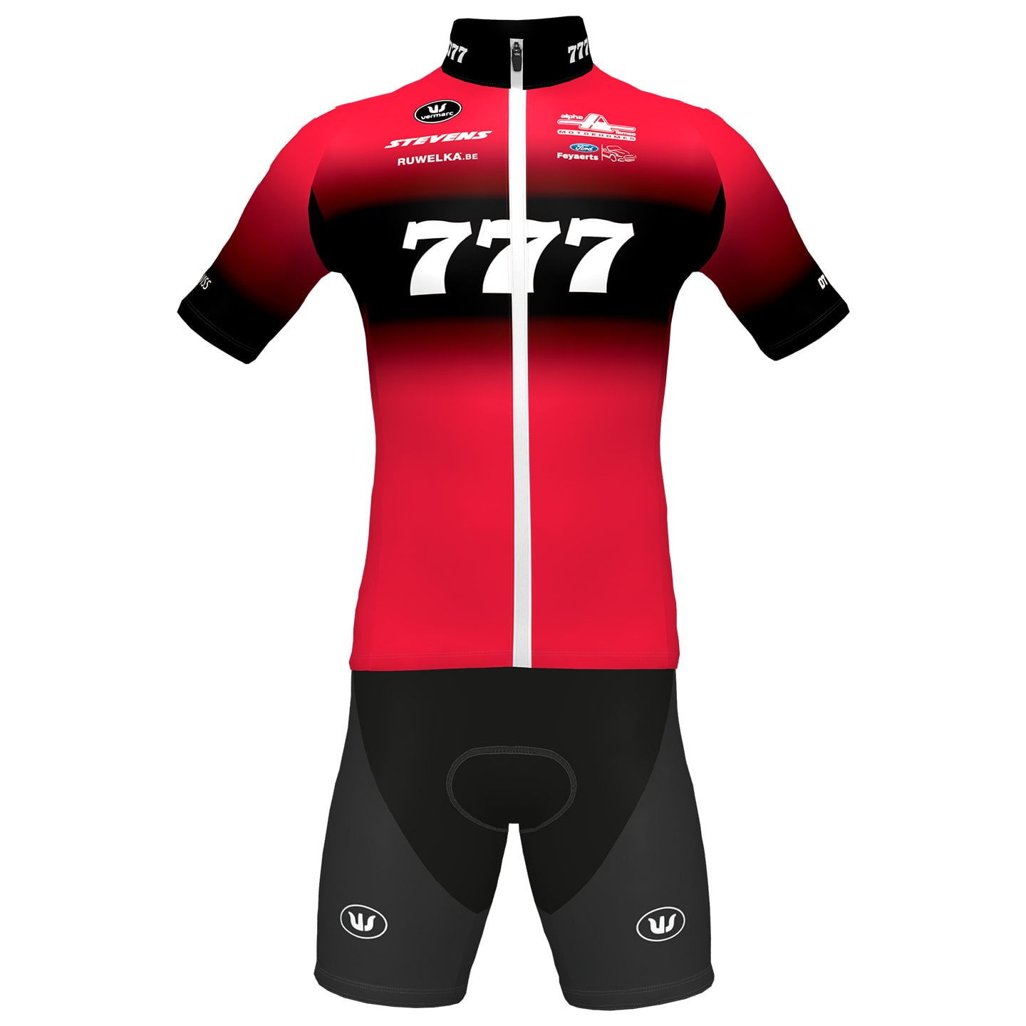 TEAM 777 2023 Set (cycling jersey + cycling shorts) Set (2 pieces), for men, Cycling clothing