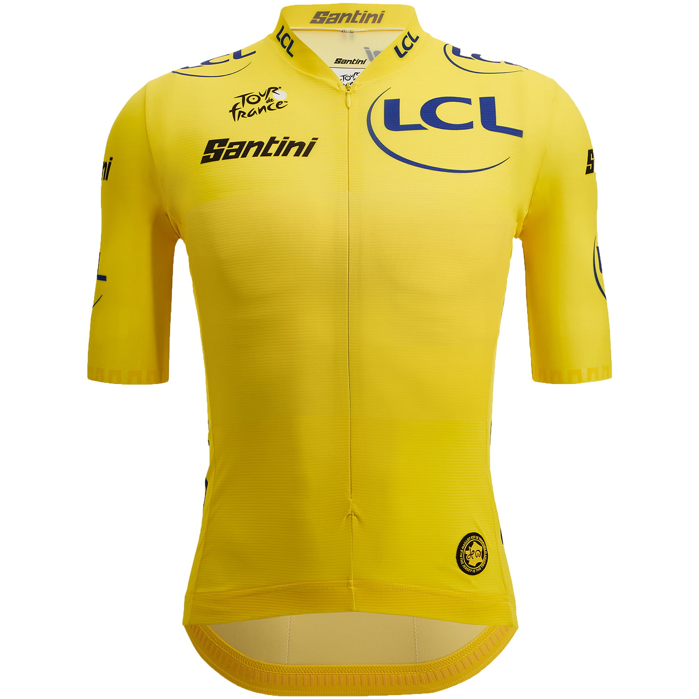 TOUR DE FRANCE Race Yellow Jersey 2023 Short Sleeve Jersey, for men, size L, Cycling shirt, Cycle clothing