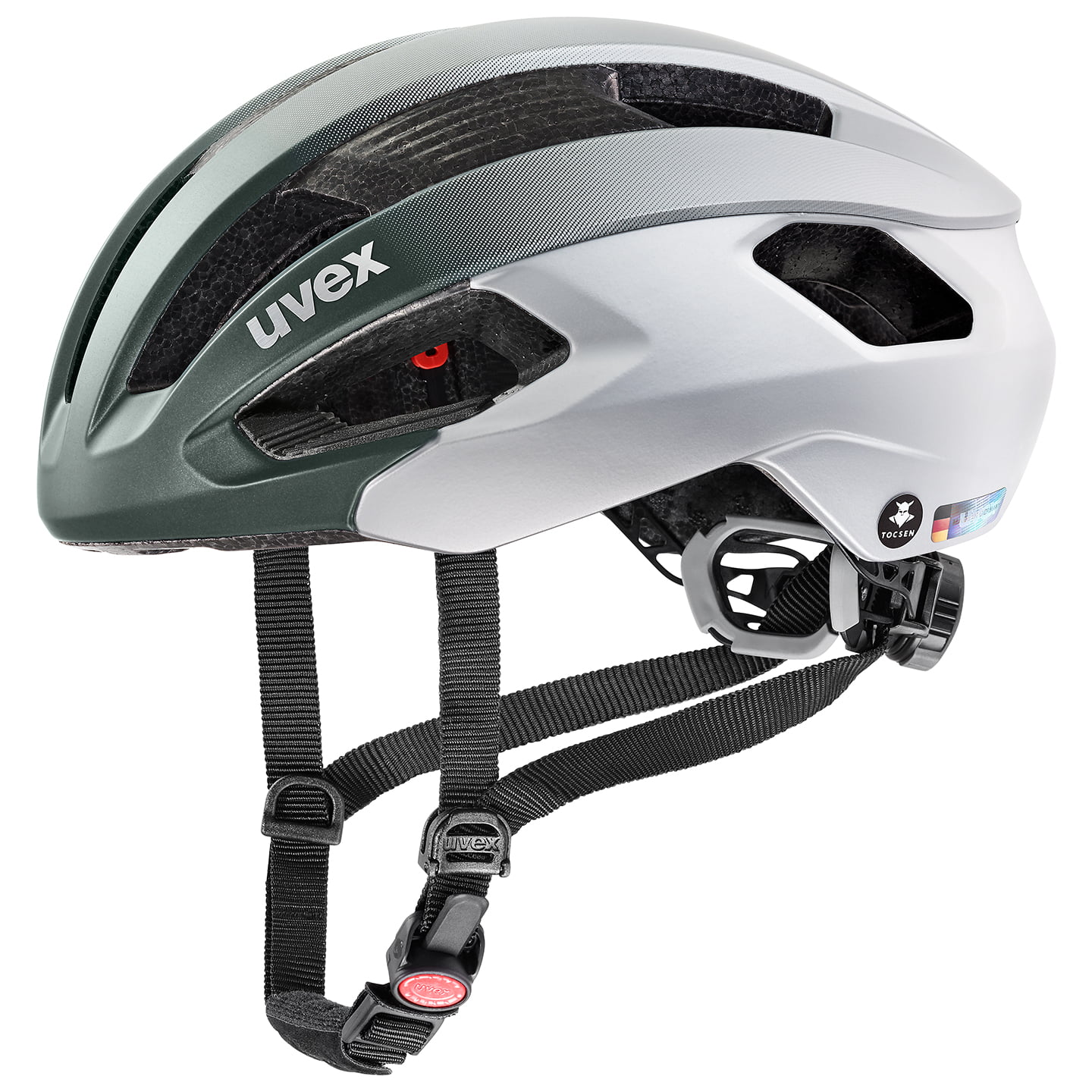 UVEX Rise cc Tocsen Road Bike Helmet Road Bike Helmet, Unisex (women / men), size M, Cycle helmet, Road bike accessories