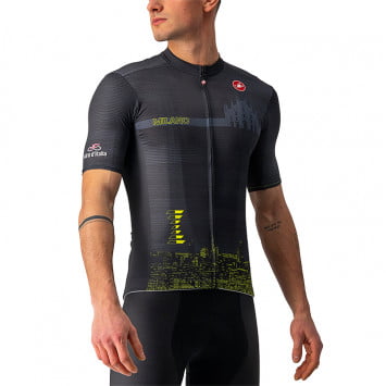 Maillot manches courtes GIRO D'ITALIA Milano TT 2021 CASTELLI Maillot manches courtes GIRO D'ITALIA Milano TT 2021