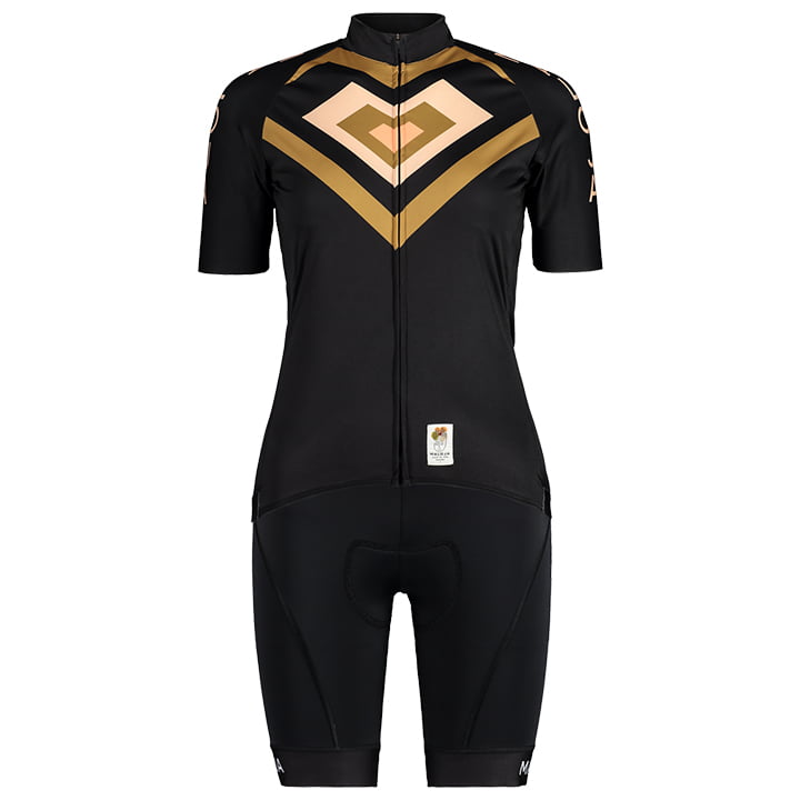 MALOJA GoldpippanM. Dames set (fietsshirt + fietsbroek) dames set (2 artikelen),