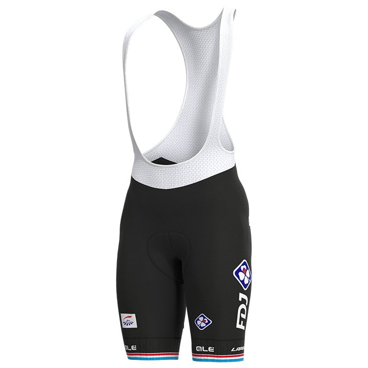 GROUPAMA - FDJ Luxembourgian Champion 2022 Bib Shorts, for men, size 2XL, Cycle trousers, Cycle gear