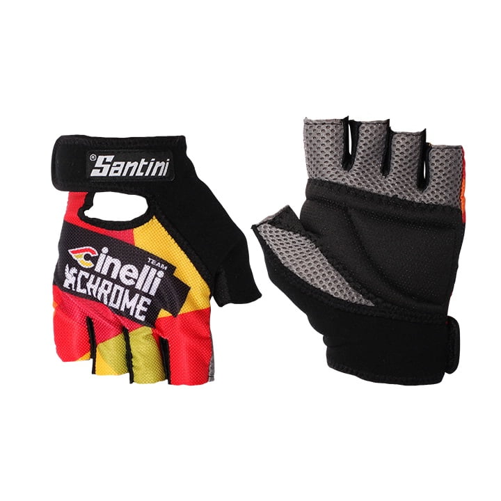 Bob Shop Santini CINELLI CHROME 2015 Cycling Gloves, for men, size S, Cycling gloves, Cycling clothing