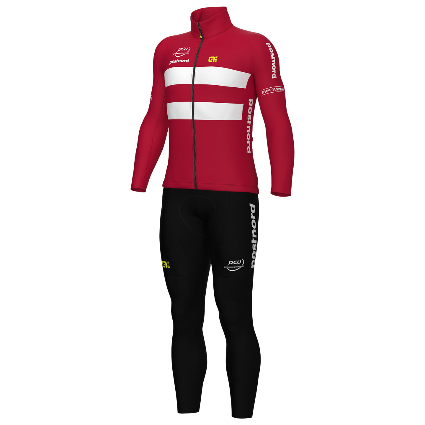 DEENS NATIONAAL TEAM 2025 Set (winter fietsjack + lange koersbroek) set (2
