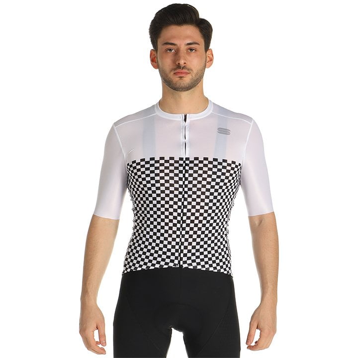 SPORTFUL Shirt met korte mouwen Checkmate fietsshirt met korte mouwen, voor here