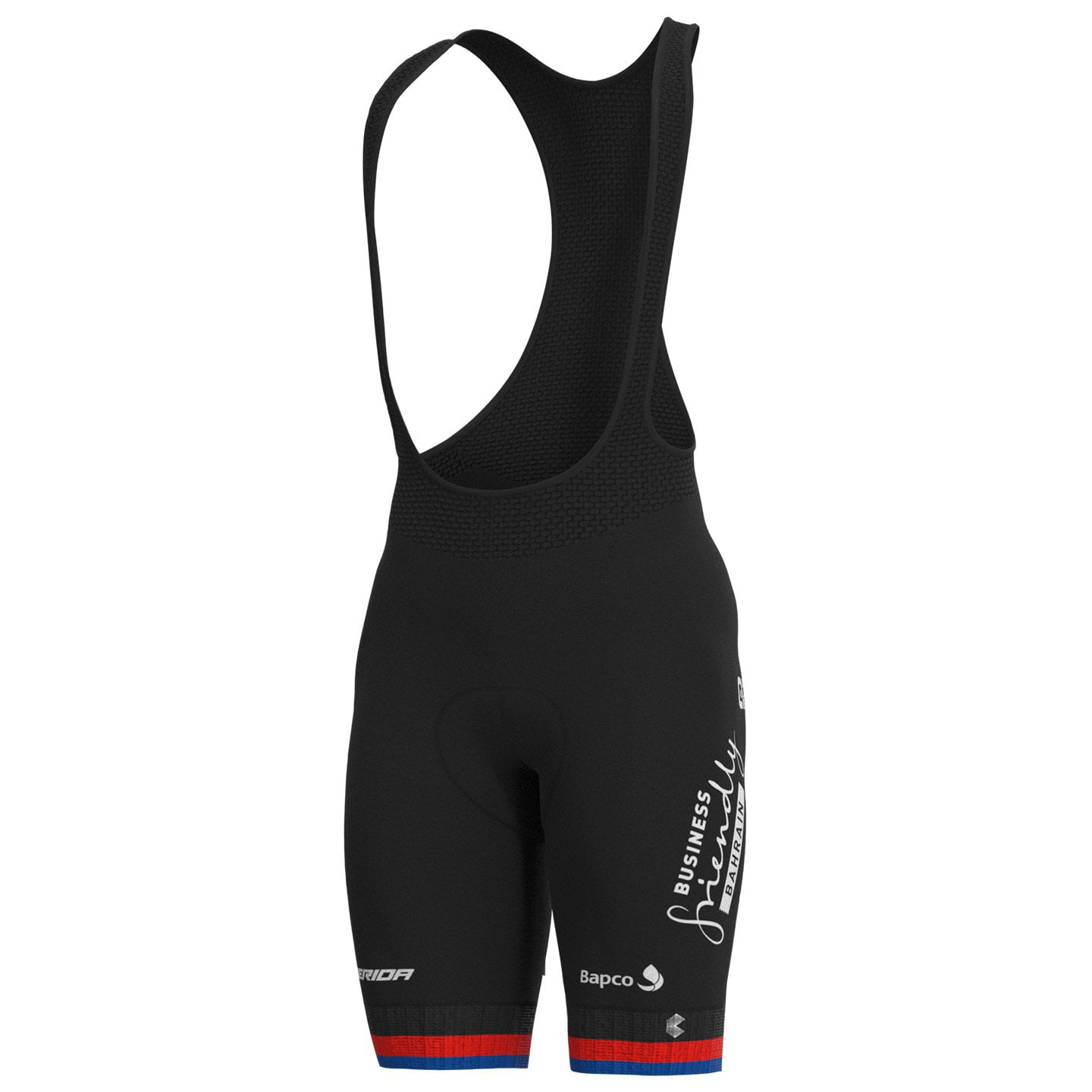 BAHRAIN - VICTORIOUS Bib Shorts Taiwanese Champion 2022, for men, size 2XL, Cycle trousers, Cycle gear