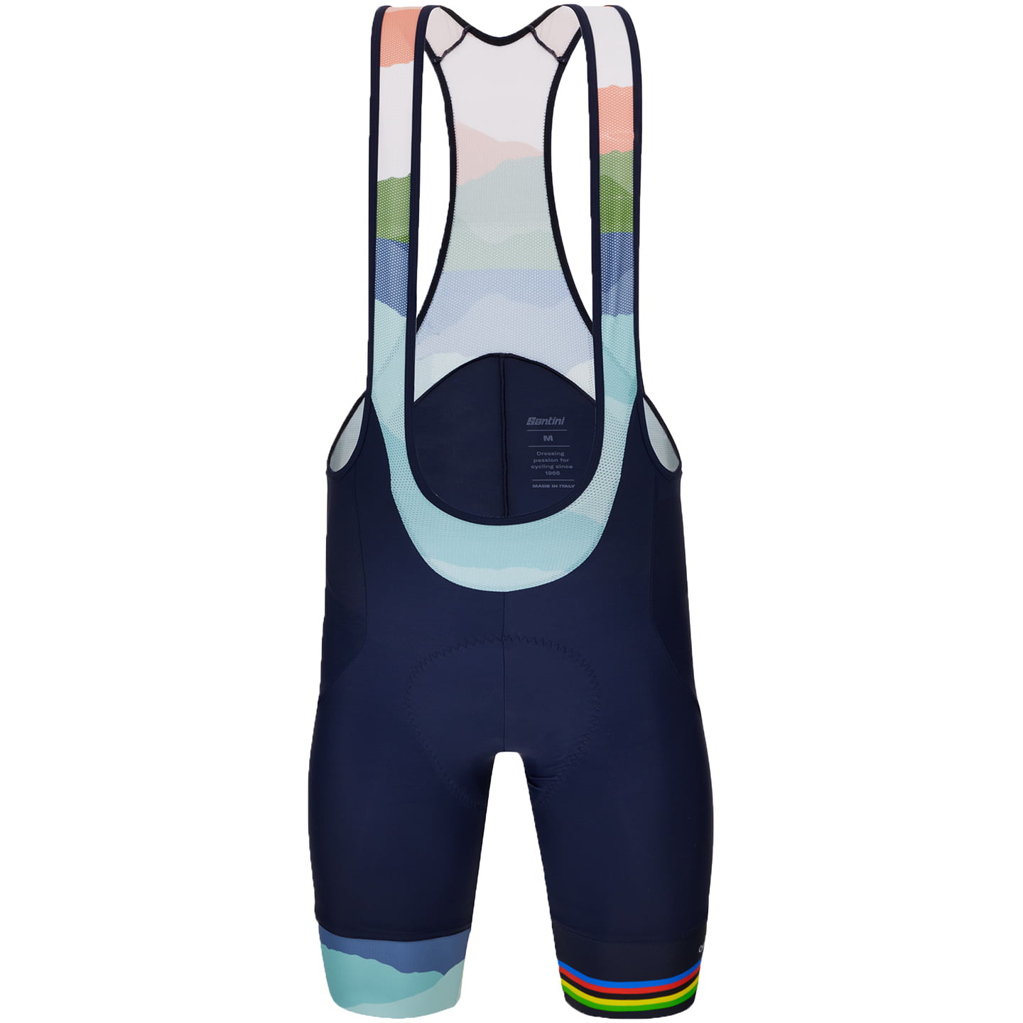 UCI WORLD CHAMPIONSHIP GLASGOW Cloudscape 2023 Bib Shorts, for men, size M, Cycle shorts, Cycling clothing