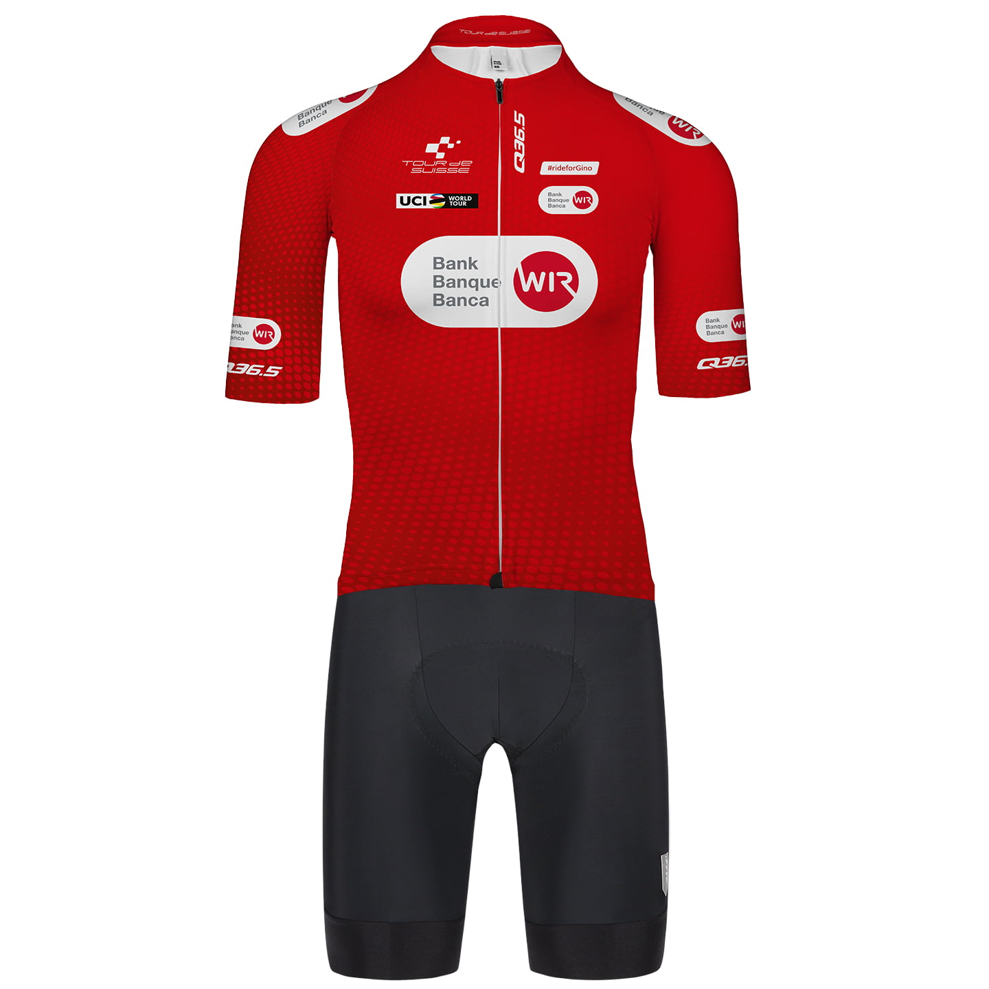 TOUR DE SUISSE Fietsshirt Bolletjestrui 2025 Set (fietsshirt + fietsbroek) set