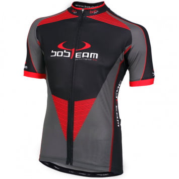 jersey met korte mouwen Performance Line II titaan BOBTEAM jersey met korte mouwen Performance Line II titaan